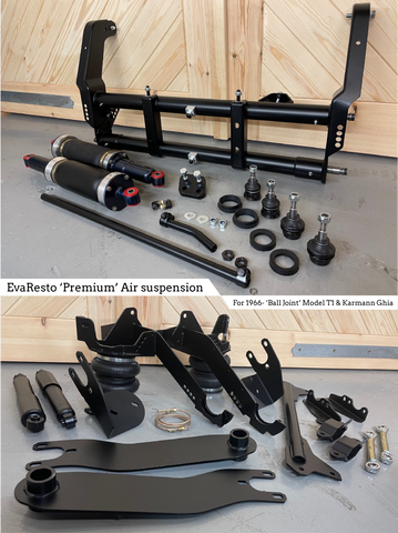 T1 Beetle/Ghia '66- Premium Complete Air Ride System - Bolt on
