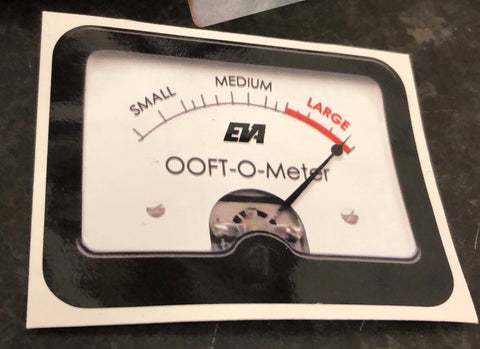 EvaResto Ooft-o-meter sticker