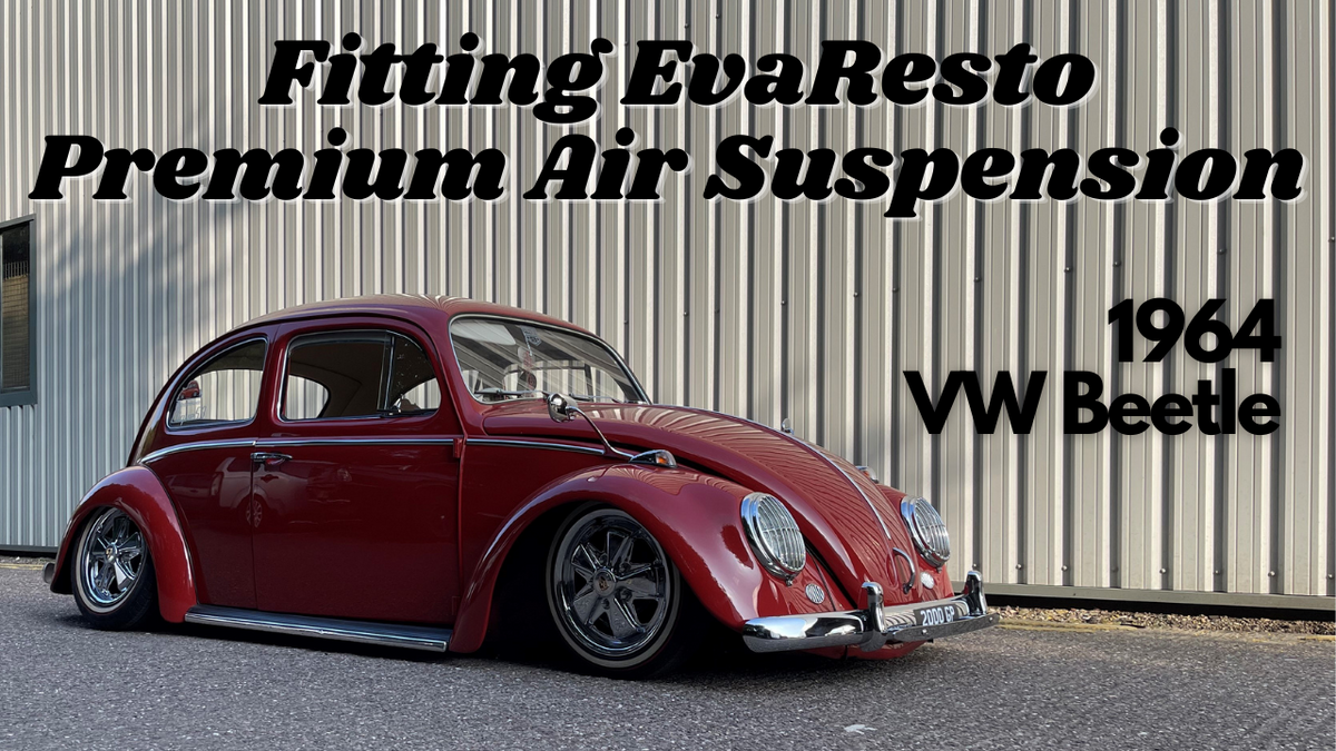 Fitting our Premium Air Suspension - 1964 Ruby Red Beetle – EvaResto ...