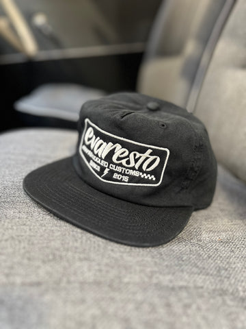 EvaResto 5-Panel Cap - Black