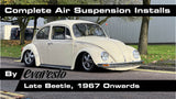 Complete EvaResto Premium Air Suspension + Install Service - Late Beetle ('67 onwards)
