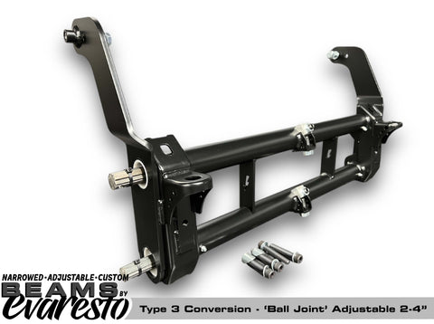 Eva Type 3/T34 Razoredge T1 Conversion Narrowed Ball Joint Adjustable Front Beam / Axle