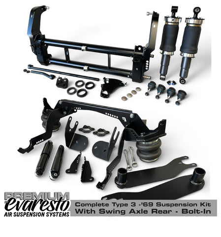 Type3 & T34 ‘61 - ‘69 Premium Complete Air Suspension System